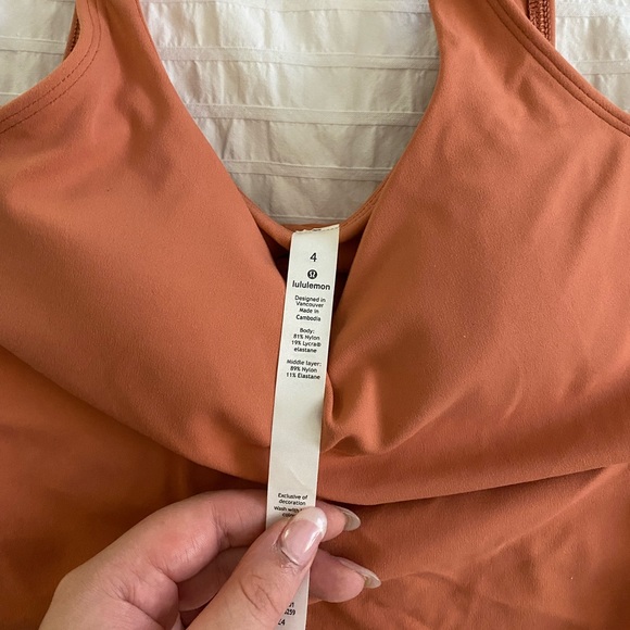 Lululemon Align tank - Rustic Coral - Picture 2 of 6